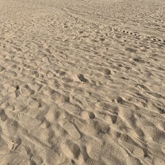 footprints in the sand