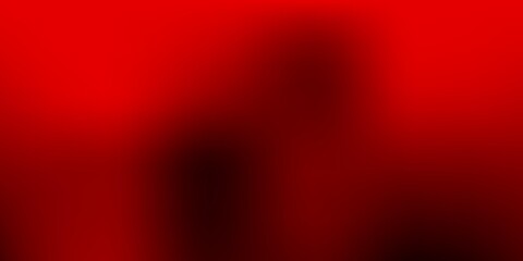 Dark Red vector blur template.