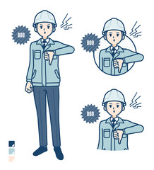 simple work wear man_Booing