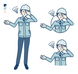 simple work wear man_Discouraged