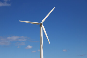 Wind turbine close-up
