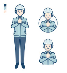simple work wear man_prayer