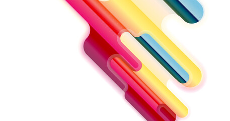 Abstract liquid lines geometric background