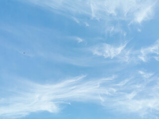blue sky with cloud background