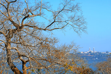 View of upperlake iin Bhopal, Madhya Pradesh, India