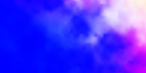 Light Pink, Blue vector layout with cloudscape. Colorful illustration with abstract gradient clouds. Pattern for your booklets, leaflets.