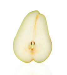 asian-pear fruit isolated on white background