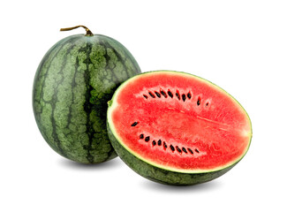 watermelons isolated on white background