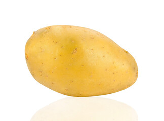 fresh potato isolated on a white background
