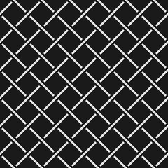 Seamless geometric weave pattern with elements of lines