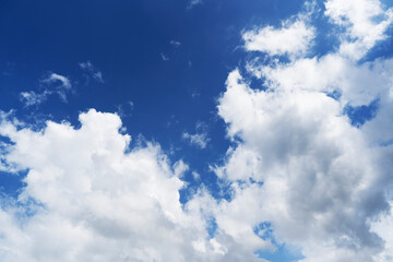 blue sky and cloudy for background
