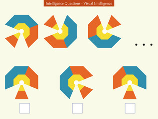 Educational game for kids and adults. development of logic iq. Task game what comes next? visual intelligence, mind games