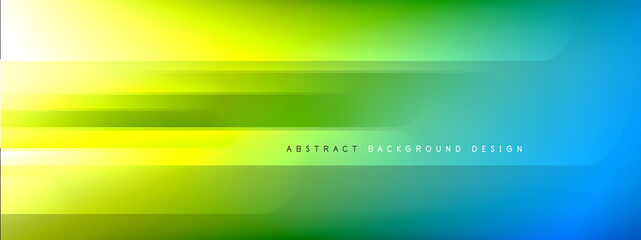 Motion concept neon shiny lines on liquid color gradients abstract backgrounds. Dynamic shadows and lights templates for text