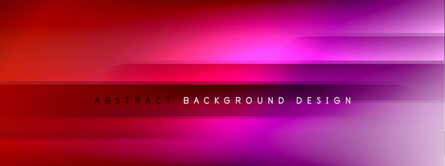 Motion concept neon shiny lines on liquid color gradients abstract backgrounds. Dynamic shadows and lights templates for text