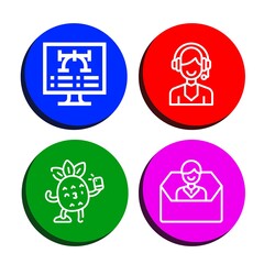 Set of telephone icons