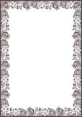 フラワーガーデンのフレーム