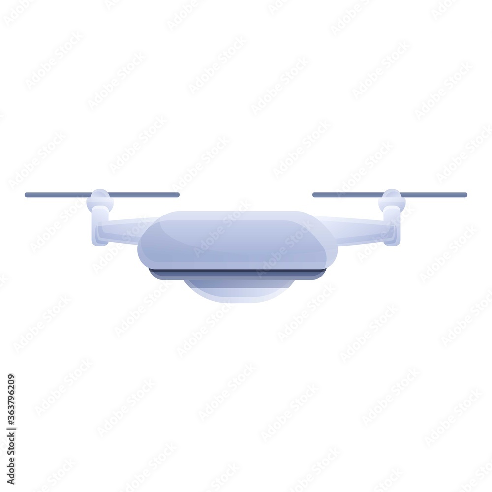Poster fly drone remote control icon. cartoon of fly drone remote control vector icon for web design isolat
