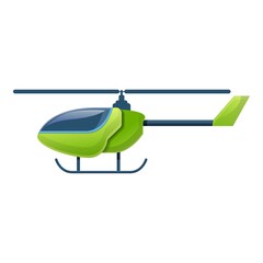 Helicopter toy remote control icon. Cartoon of helicopter toy remote control vector icon for web design isolated on white background