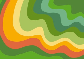 Background in paper style. Abstract colored background. - Illustration
