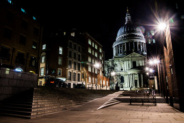 Fototapeta na wymiar Saint Paul's Cathedral view in London