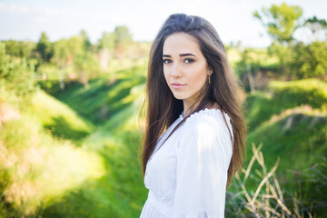Fototapeta premium beautiful young girl