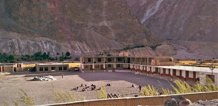 View of an open school