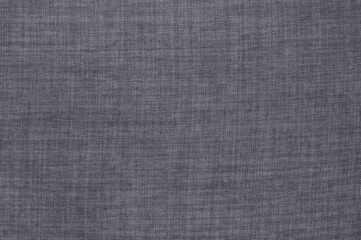 Grey linen fabric cloth texture background, seamless pattern of natural textile.