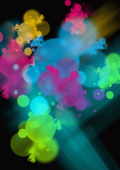 Abstract colorful background. Dynamic shape colorful image for commercial use 