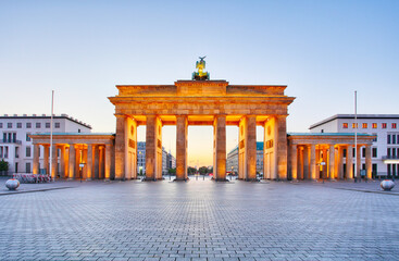 Fototapeta premium Brama Brandenburska w Berlinie, Niemcy
