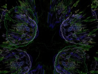 Imaginatory fractal background Image