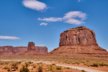 Landscape of Monument valley. Navajo tribal park, USA