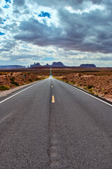 Landscape of Monument valley. Navajo tribal park, USA