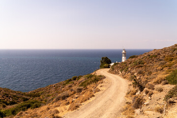 Fototapeta na wymiar path to the lighthouse