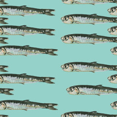 anchovy pattern, ideal footage for themes such as Mediterranean cuisine and maritime themes