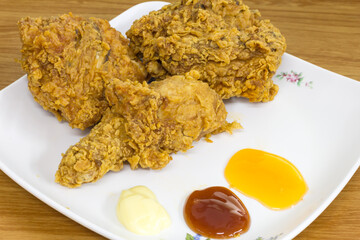 fried chicken on a plate