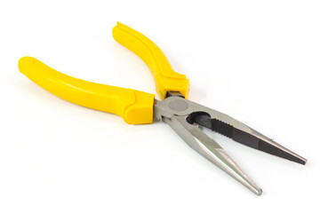 needle nosed pliers  on white background