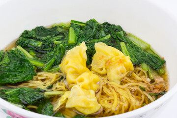 Asian wonton soup