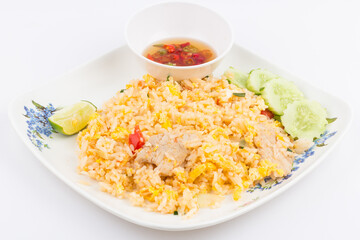  Fried rice with pork