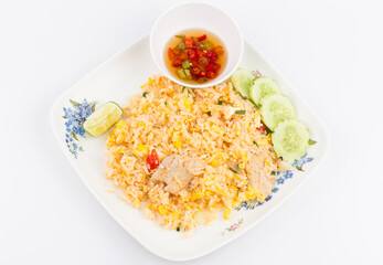  Fried rice with pork