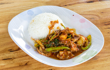 Pork curry
