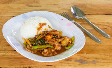 Pork curry