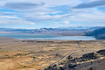 Coastal view of Mono Lake, California, USA