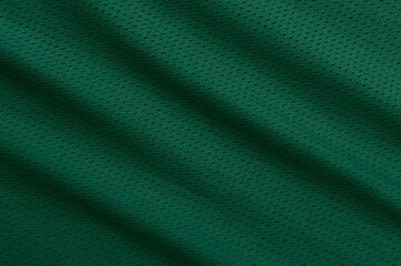 Green football, basketball, volleyball, hockey, rugby, lacrosse and handball jersey clothing fabric...