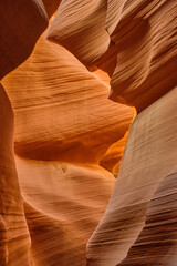 Antelope Canyon lights and rocks arizona usa