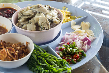 Oysters and spices