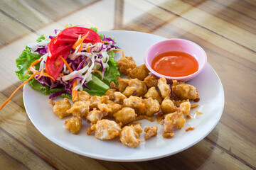 deep fried chicken tendons