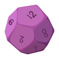 Game dice vector icon.Cartoon vector icon isolated on white background game dice.