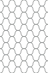 Fototapeta premium Abstract vector wave line.