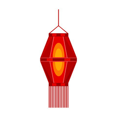 Lantern of chinese cartoon vector icon.Cartoon vector illustration =====. Isolated illustration of ====== icon on white background.