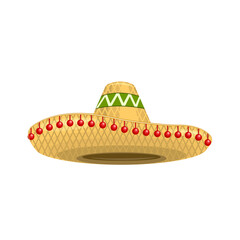 Sombrero vector icon.Cartoon vector icon isolated on white background sombrero.